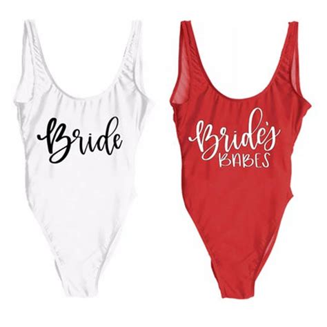 One Piece Swimsuit Sexy Swimwear Custom Letter Bride Bathing Suit Women