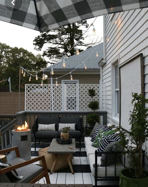 Photo Nesting With Grace Outdoor Deck Decorating Small Deck