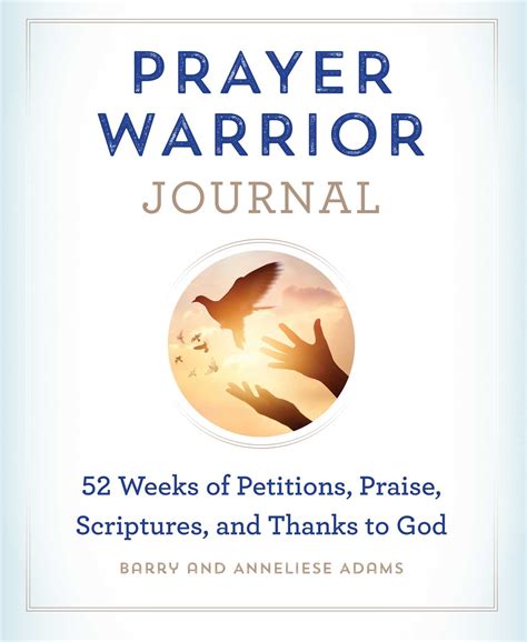 Prayer Warrior Journal Book By Barry Adams Anneliese Adams