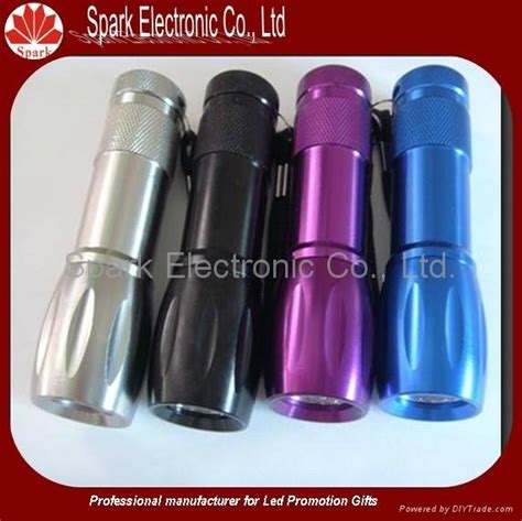 Mini 9 Led Aluminum Flashlight Torch Sp 10035 Sdt Spark China