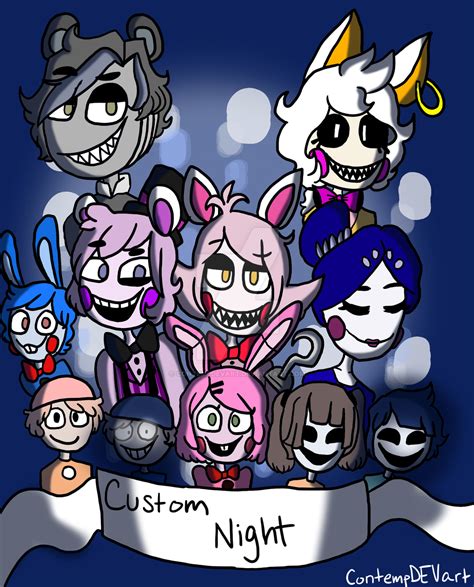 Fnaf Sl Custom Night By Contempdevart On Deviantart