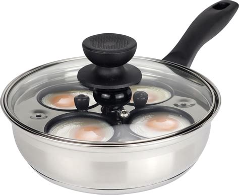 Amazon Norpro 8 5 Inch Skillet Set With Removable 4 Egg Poacher 8