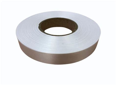 White Plain Nylon Coated Taffeta Label For Garments Packaging Type