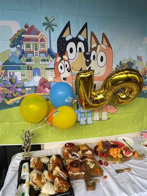 Reginas 2nd Bluey Birthday Party Diy Party Central