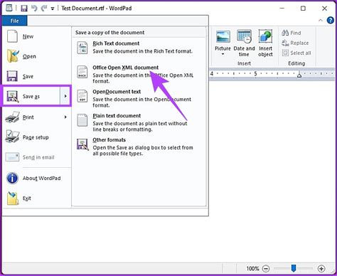 Come Convertire Un Documento WordPad In Microsoft Word Moyens I O