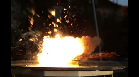 small explosion  slow motion stock video pond