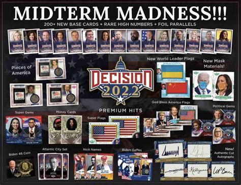 Decision Political Trading Cards Hobby Box Price Release Date