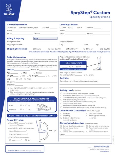 Fillable Online Thuasne Sprystep Flex Fitting Video Practitioner