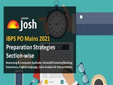 Ibps Po Mains 2021 Preparation Strategies Section Wise