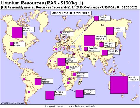 Uranium Deposits In Africa Map