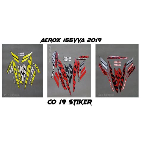 Jual Stiker Striping Lis Sticker Motor Aerox 155 Vva 2019 Full Body