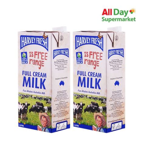 Harvey Fresh Full Cream Milk 1L 2S Lazada PH