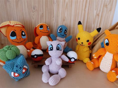 Kit Amigurumis Pokémon Elo7 Produtos Especiais