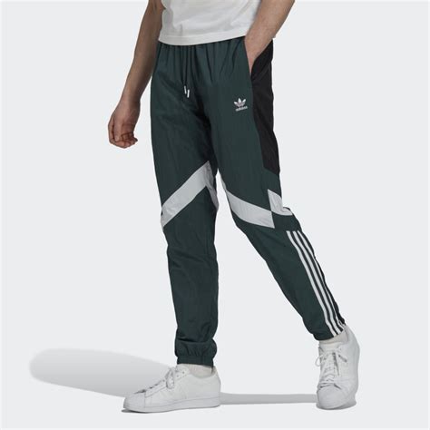 Adidas Rekive Tracksuit Bottoms Green Adidas UK