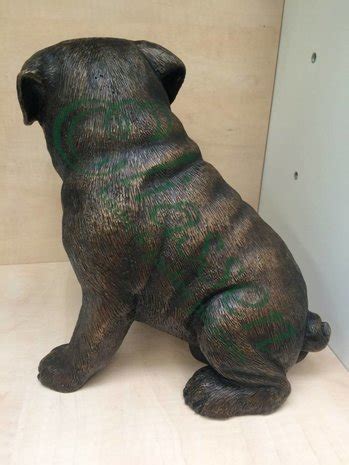 Image Bronze Pug Eliassen Home Garden Pleasure