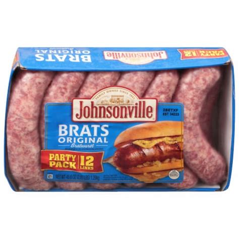 Johnsonville® Uncooked Natural Casing Original Bratwurst Pork Sausage ...