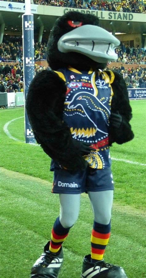 The Crows mascot.