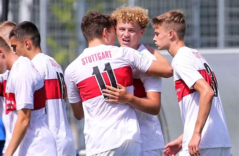 U Des Vfb Stuttgart A Junioren Ziehen Ins Pokal Viertelfinale Ein