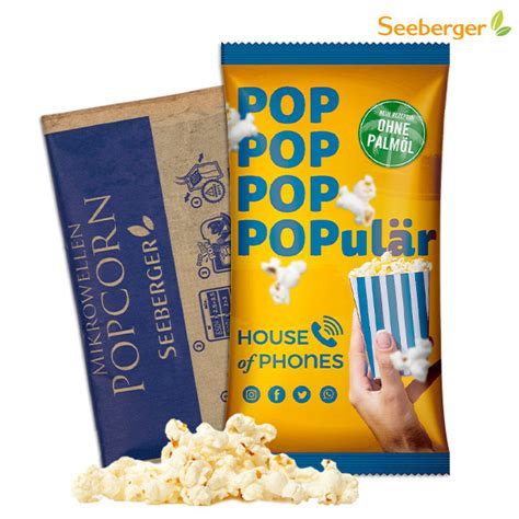 Seeberger Mikrowellen Popcorn Nüsse Knabbereien