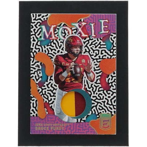 Brock Purdy 2023 Panini Chronicles Draft Picks Elite Moxie Jerseys 2