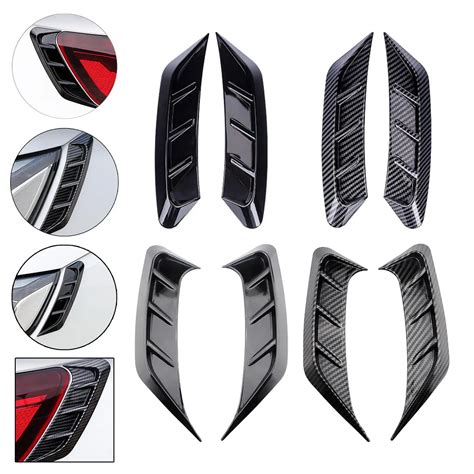 Pcs Car Headlight Eyebrow Stickers Self Adhesive Taillamp Decoration