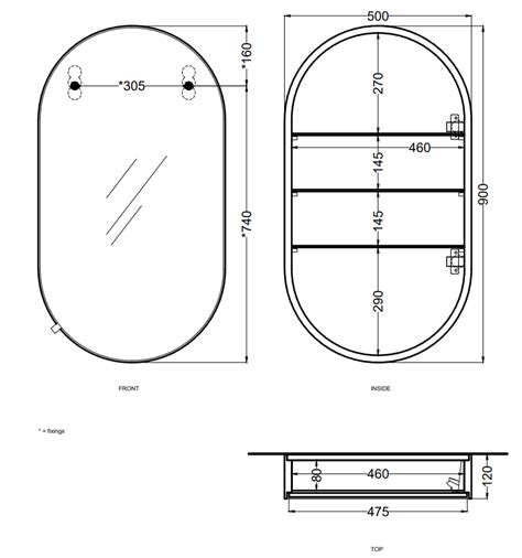 Cielo I Catini Oval Box Specchio X Contenitore Ovale Con Scocca