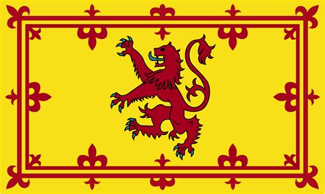 The Royal Standard Of Scotland Better Known As The Lion Rampant R