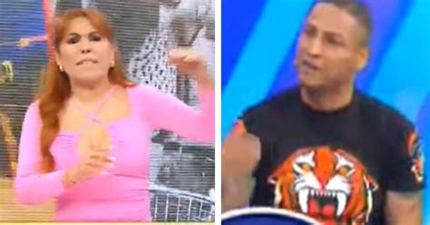 Magaly Medina Echó En Vivo De Su Set A Jonathan Maicelo Tras Tensa Discusión Por Peleas En