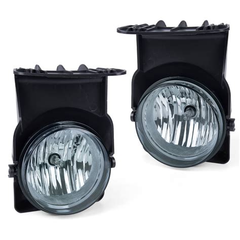 Pit Bumper Fog Light Lamp Pair Set Fit For Gmc Sierra