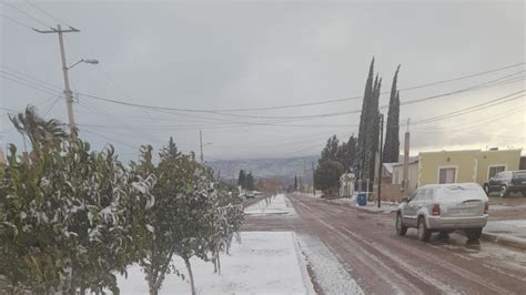 VIDEOS Intensas Nevadas En Sonora Provocan Cierres Carreteros Detalla