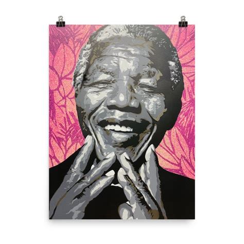 Nelson Mandela Poster Print - Etsy