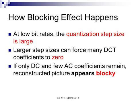 Cs 414 Multimedia Systems Design Lecture 14 H264 H Ppt Video