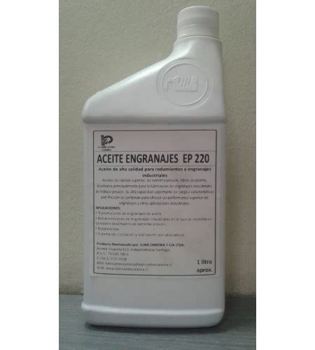 ACEITE REENVASADO PARA ENGRANAJES 220 1 LITRO