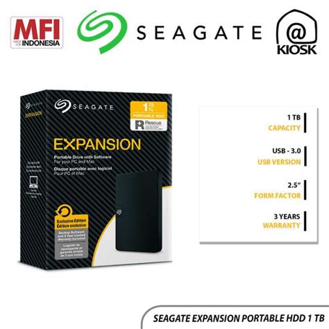 Jual Seagate Expansion Tb Inch External Hdd Portable Eksternal