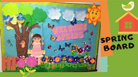 Spring Bulletin Board Preschool Ideasclassroom Decoration Ideas Youtube