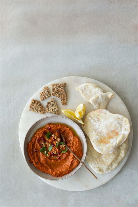 Muhammara Dip With Pitta Bread Nordic Kitchen Stories