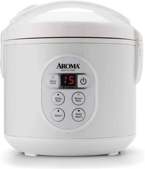 Aroma Cup Digital Cool Touch Rice Cooker Food Steamer Arc D