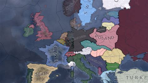 Hearts of Iron IV Opaque Political Map Мод сообщество TBMods ru