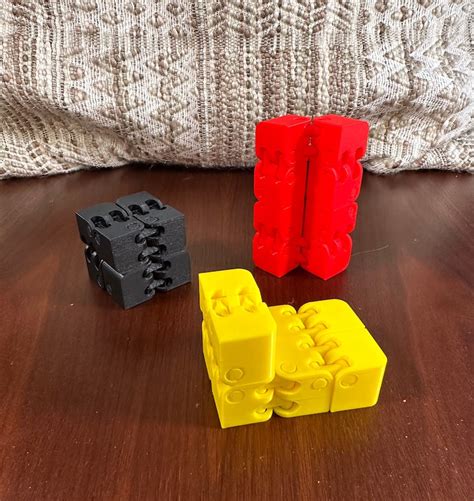 Infinity Fidget Cube 3d Printed Etsy