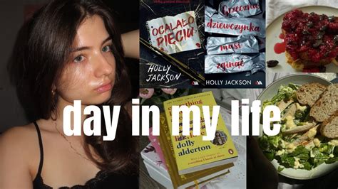 day in my life I gadam dużo o książkach i sobie YouTube