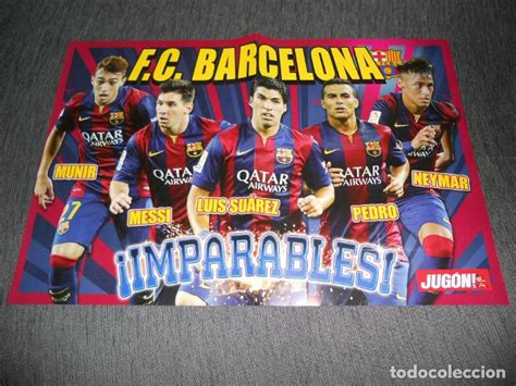 Doble Poster Messi Fc Barcelona Cristiano Ronal Comprar Carteles De