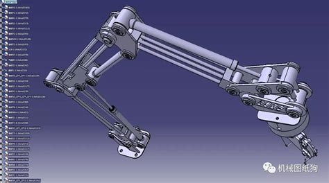 【机器人】气动机械手臂3d模型图纸 Step等多种格式 机器人 仿真秀干货文章