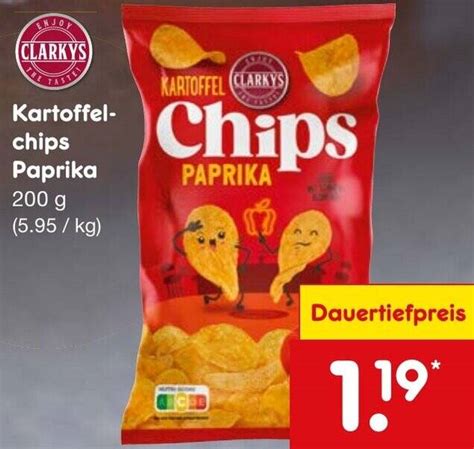 CLARKYS Kartoffelchips Paprika 200 G Angebot Bei Netto Marken Discount