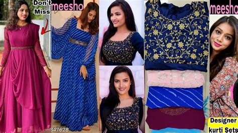 🌻meesho Kurtikurta Set Haul Starting Rs492😀 Festive Kurti Haul