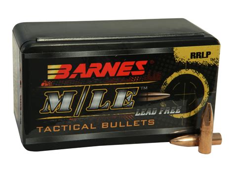 Barnes RRLP Bullets 22 Cal 224 Diameter 55 Grain Frangible Flat Base