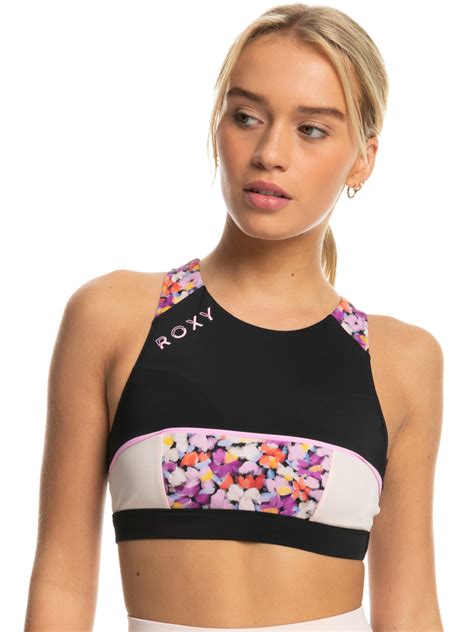 Roxy Active Haut De Bikini Crop Top Pour Femme Roxy