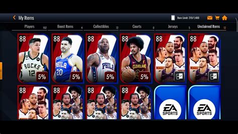 Massive Variety Pack Opening In Nba Live Mobile S Playoffs