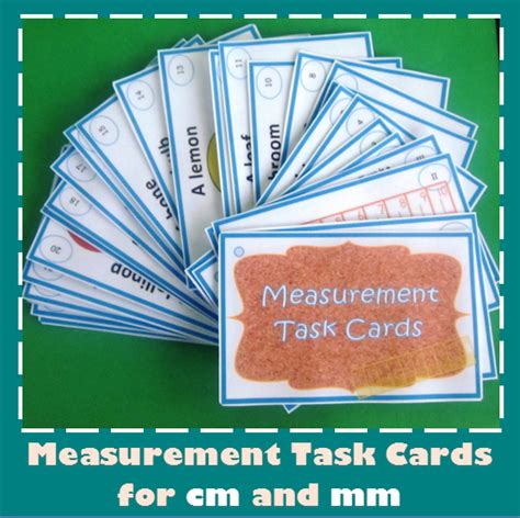 Measurement Task Cards For Cm And Mm Metric Unit Activities Nyla S