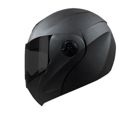 Casco Para Moto Abatible Ich Negro Mate Direli Motos