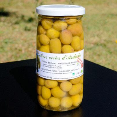 Olives Vertes Domaine Pontet Fronz Le